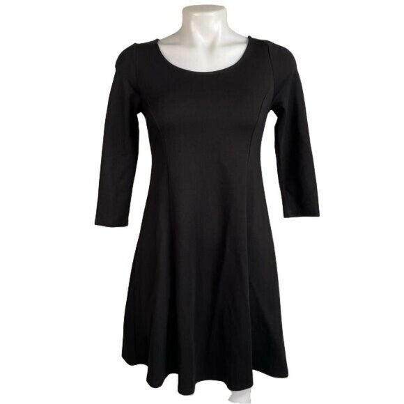 BB Dakota Dresses & Skirts - BB Dakota Little Black Dress Skater Style Skirt Open Back Dress Size XS